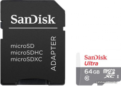 Ultra SDSQUNS-064G-GN3MA microSDXC 64GB (с адаптером)