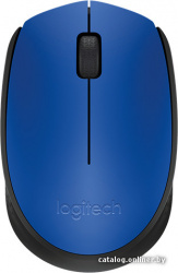 M171 Wireless Mouse синий/черный [910-004640]